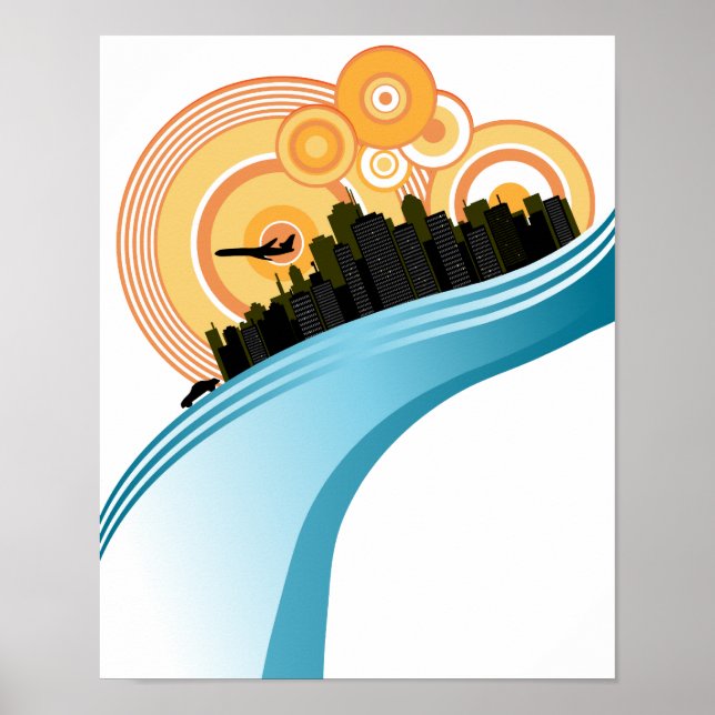 Cirkelns stad poster (Framsidan)