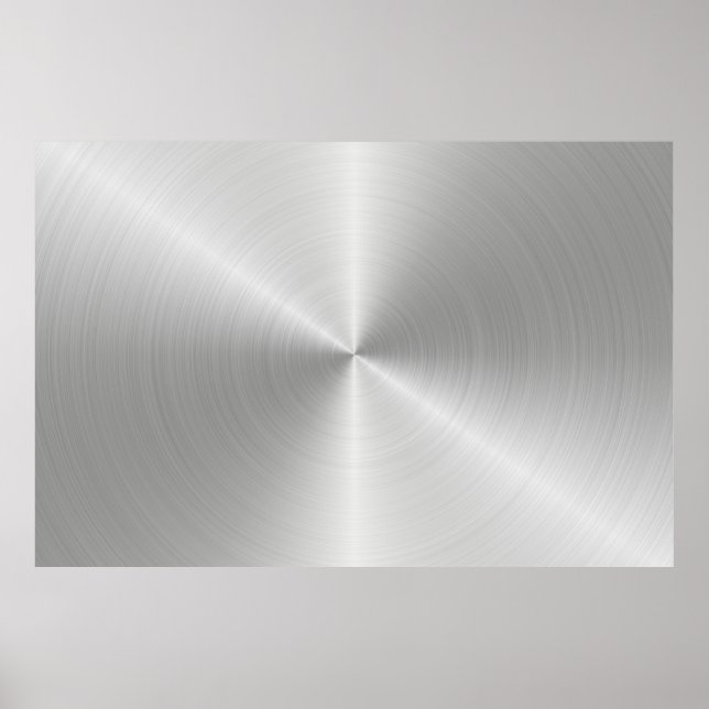 Cirkelplattor metall järn poster (Framsidan)