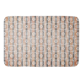 Cirkelplattor och Rand Mönster Badrumsmatta