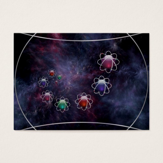 Cirkelresonemang Bokmärken Visitkort (Framsidan)