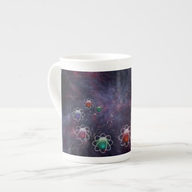 Cirkelresonemang Specialty Mugg Benporslin Mugg (Framsida vänster)