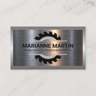 Cirkelsåg Metall Aluminium Visitkort