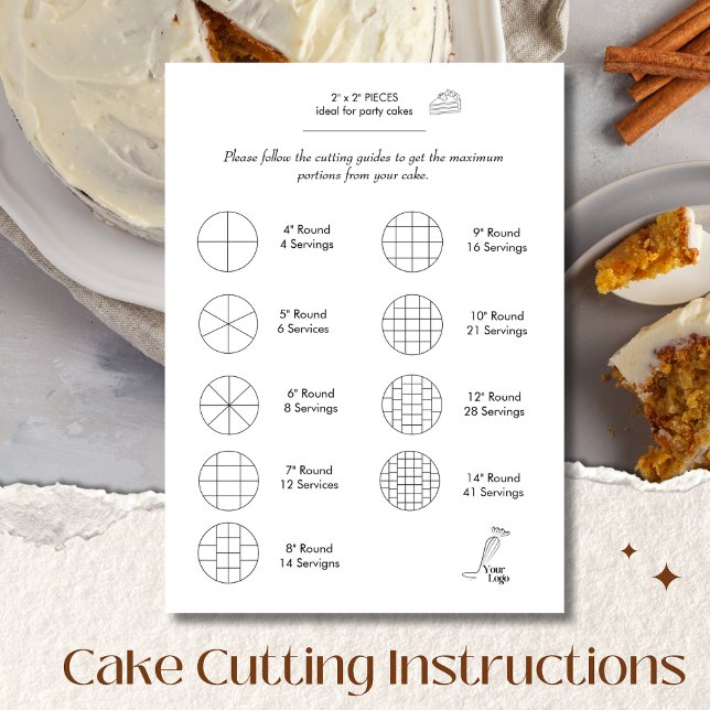 Cirkelskärningsguide Rund Bakery - enkel (Cake Cutting Guide Round Bakery Simple)