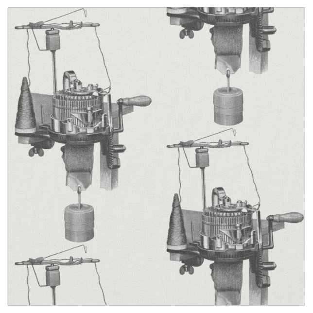 Cirkelsocken Knitting Maskin över hela Mönster Tyg (Närbild)