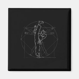 Cirkelspark Kickboxning Kung Fu Mma Tae-kwon-do Magnet