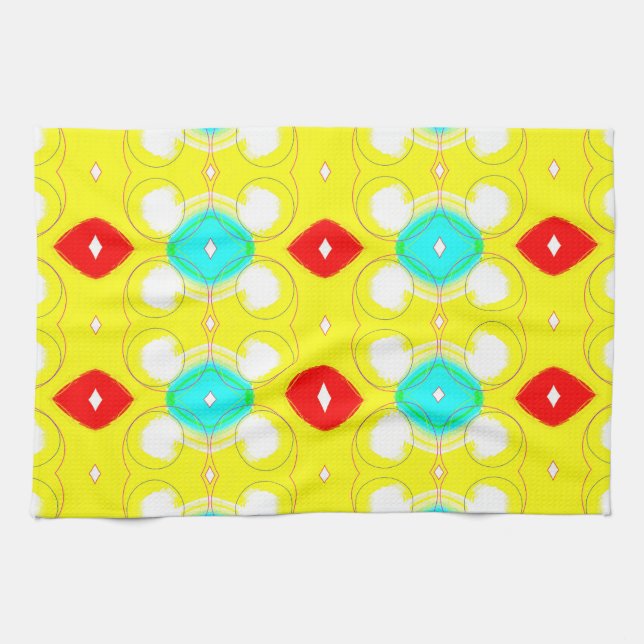 Cirkelt. Kökshandduk (Horisontell)