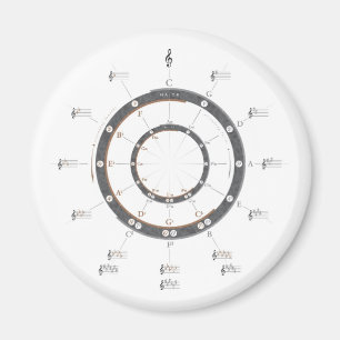 Cirkla av Fifths Magnet