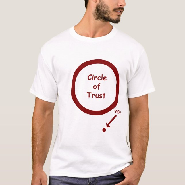 Cirkla av förtroende t-shirt (Framsida)