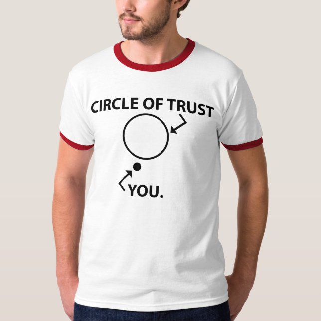 cirkla av förtroende tee (Framsida)