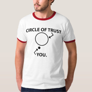 cirkla av förtroende tee shirt