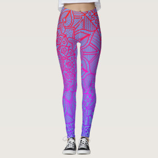 Cirkla av livMandalaneon Boho Leggings