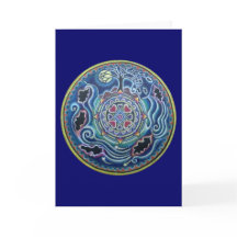 Cirkla av mandalaen för Säsongnedgångdagjämningen