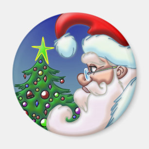Cirkla av Santa Magnet