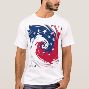 Cirkla av självständighet - siddubbelt t shirt