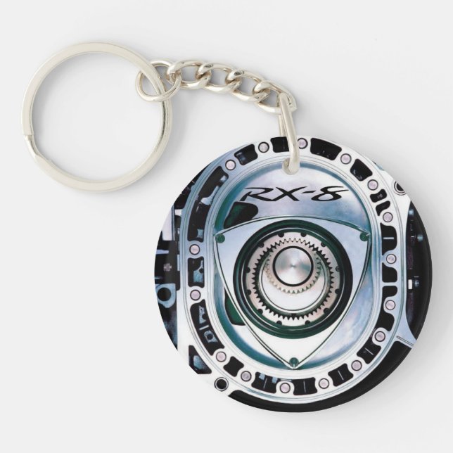Cirkla (enkelsidig) RX-8 Keychain (Framsidan)
