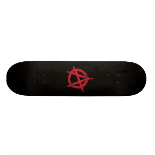 "cirkla" ett anarkisymbol skateboard bräda 19,5 cm