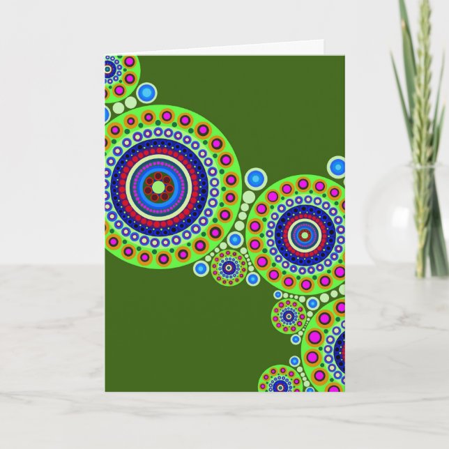 Cirkla hälsningkortet för motiv #119 kort (Framsida)