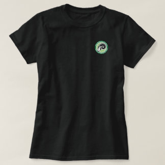 Cirkla logotypen BEKLÄR & DRAR TILLBAKA T Shirt