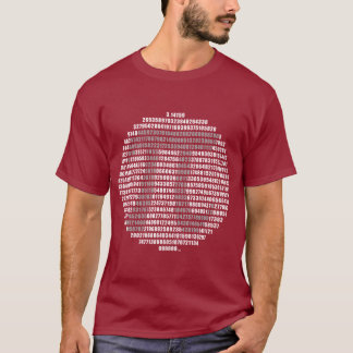 Cirkla PI numrerar utslagsplatsen Tee Shirt