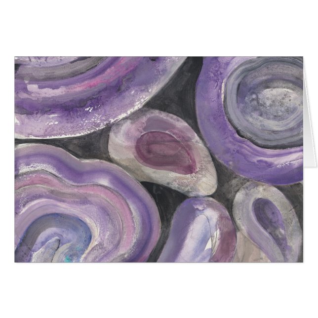 Cirkla regnar hälsningskort (Framsidan Horizontal)