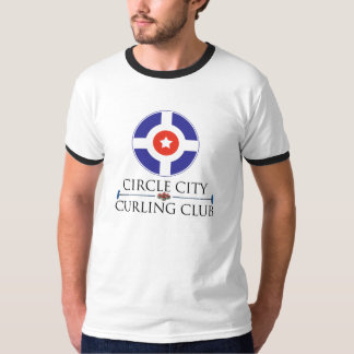 Cirkla staden som krullar - manar RingerT-tröja Tee