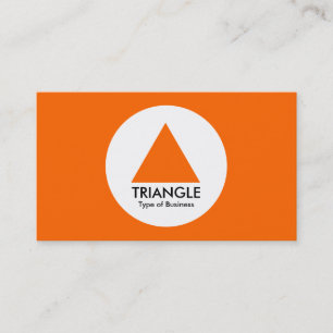 Cirkla - triangel - orangen visitkort