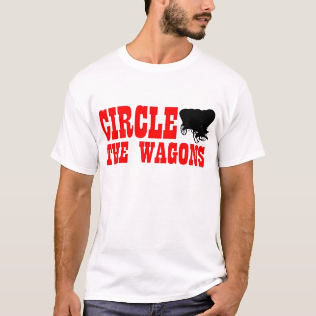 Cirkla vagnarna tee (Framsida)