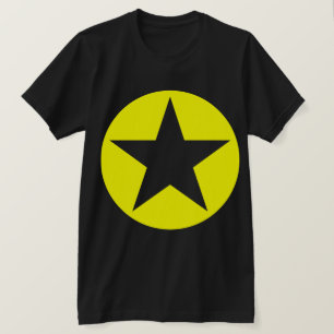 Cirklad stjärna - Gult Tee