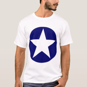 Cirklad stjärna - Mörk blått T Shirt