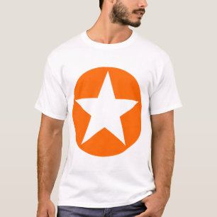 Cirklad stjärna - Orange T Shirt