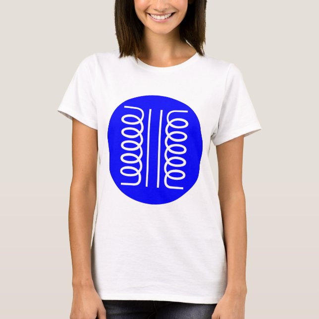 Cirklad symbol - Transformator T-shirt (Framsida)