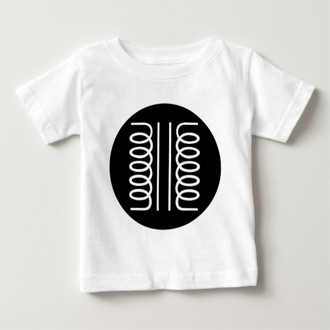Cirklad symbol - Transformator T Shirt (Framsida)