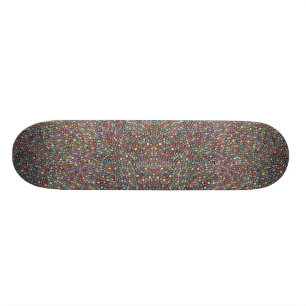 Cirklar av den galenheta skateboarden mini skateboard bräda 18,5 cm