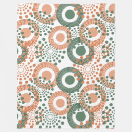 Cirklar, cirklar överallt fleecefilt