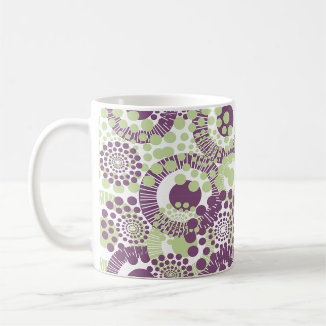 Cirklar, cirklar överallt kaffemugg (Vänster)