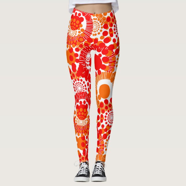 Cirklar, cirklar överallt leggings (Framsida)