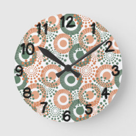 Cirklar, cirklar överallt rund klocka