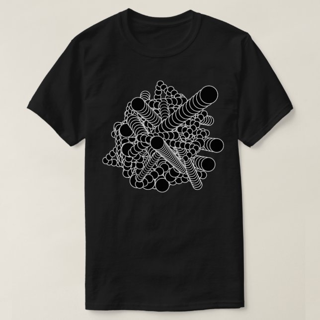 cirklar för geometriska rör t shirt (Design framsida)