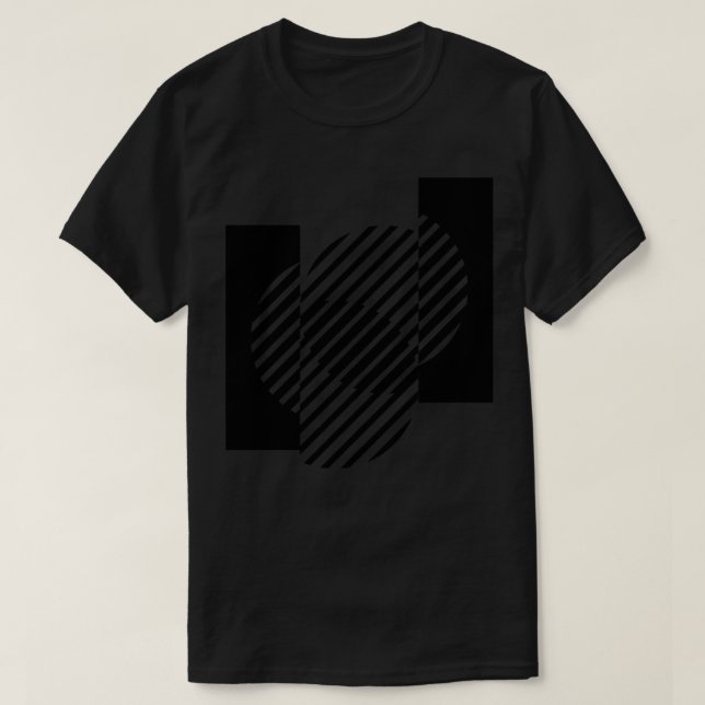 cirklar geometrisk sammansättning t shirt (Design framsida)