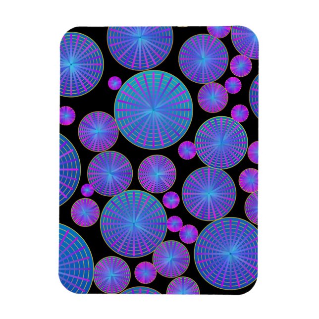 Cirklar Hjul och diskar med pinnar Magnet (Vertikal)