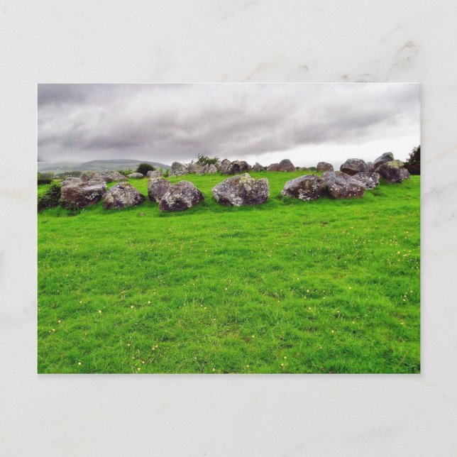 Cirklar i Carrowmore Vykort (Framsida)