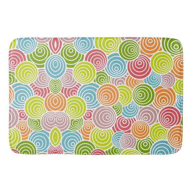 Cirklar i cirklar badrumsmatta (Framsidan)