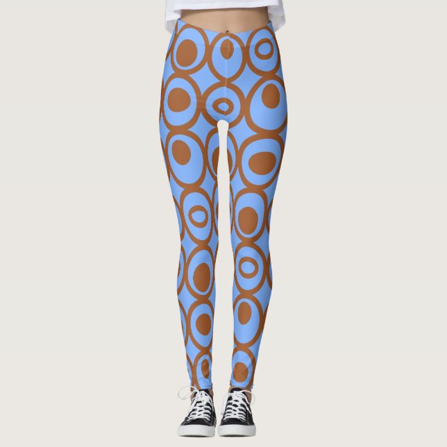 Cirklar i cirklar leggings (Framsida)