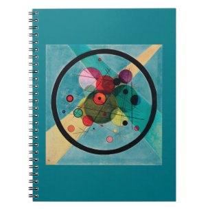 Cirklar i en cirkel av Wassily Kandinsky Anteckningsbok Med Spiral