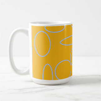 Cirklar Loops on Orange Kaffemugg