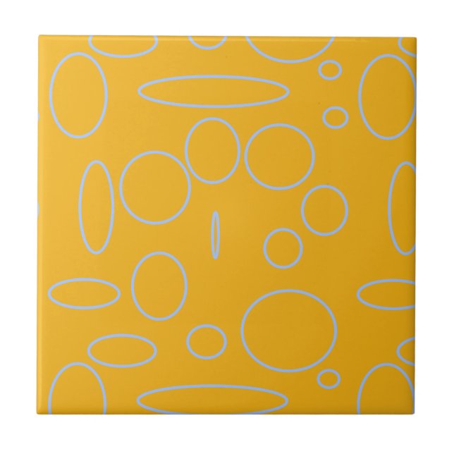 Cirklar Loops on Orange Kakelplatta (Framsidan)