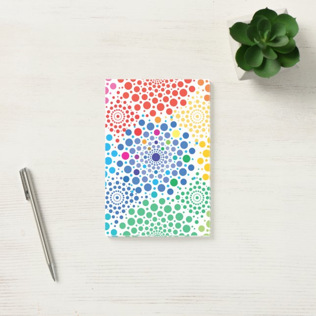 Cirklar Mandala 3 Post-it Block (Kontor)