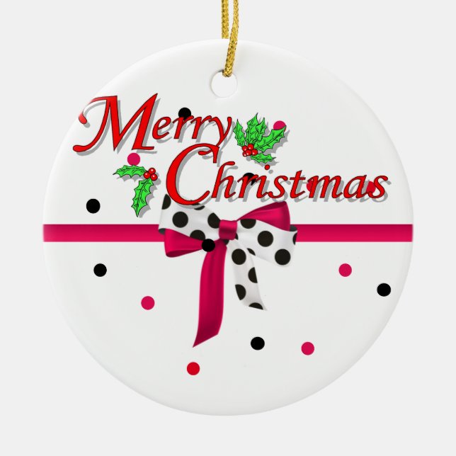 cirklar med färg, julgransprydnad keramik (Framsidan)