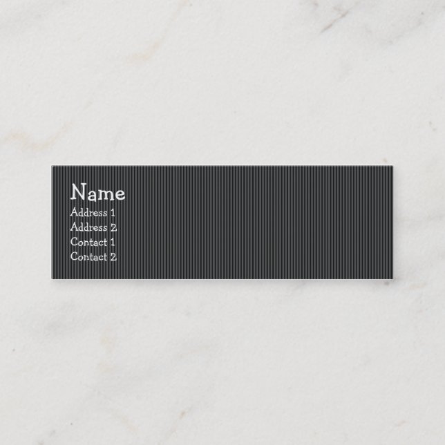 Cirklar Mini Visitkort (Framsida)