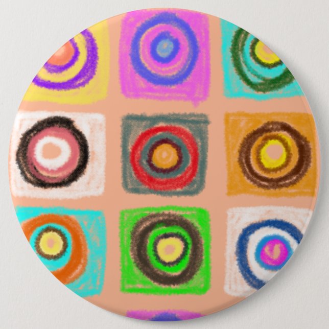 cirklar mönster knapp (Framsida)